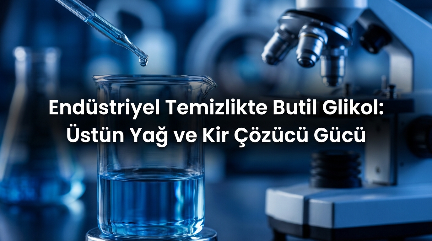 Endüstriyel Temizlikte Butil Glikol: Üstün Yağ ve Kir Çözücü Gücü
