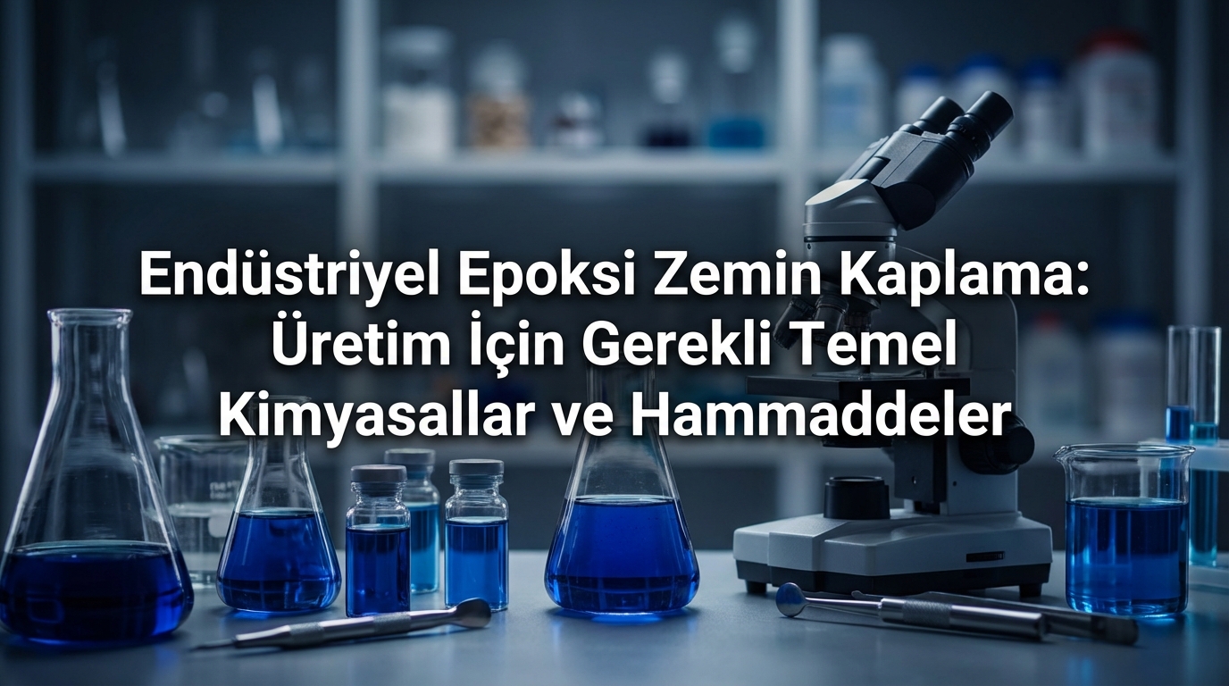 Endüstriyel Epoksi Zemin Kaplama: Üretim İçin Gerekli Temel Kimyasallar ve Hammaddeler