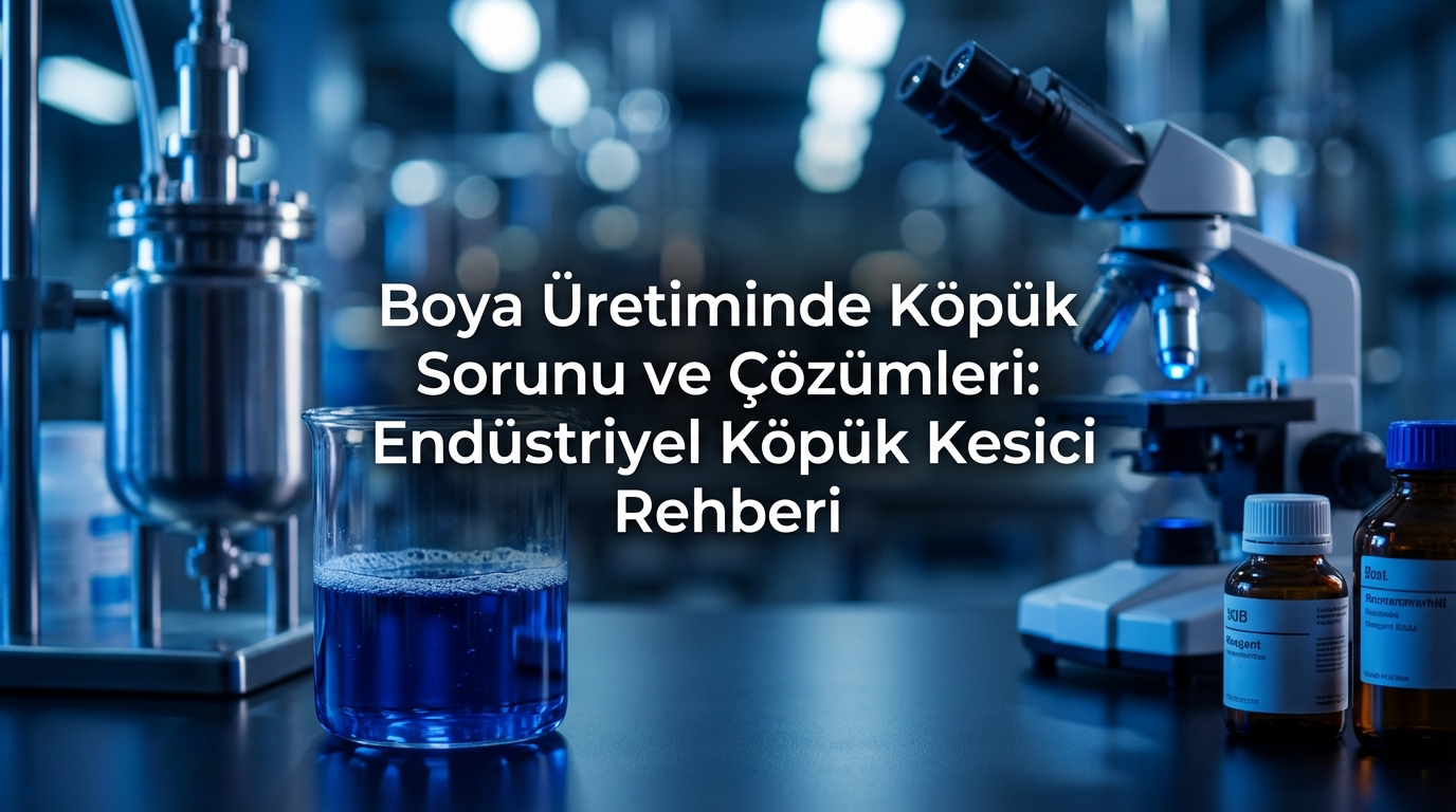 Boya Üretiminde Köpük Sorunu ve Çözümleri: Endüstriyel Köpük Kesici Rehberi