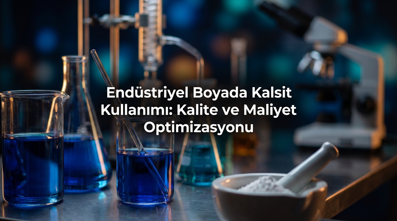 Endüstriyel Boyada Kalsit Kullanımı: Kalite ve Maliyet Optimizasyonu
