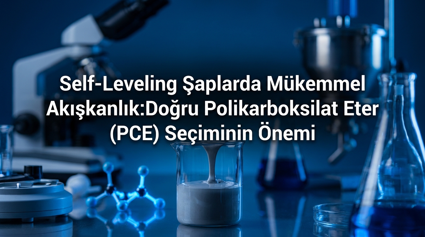 Self-Leveling Şaplarda Mükemmel Akışkanlık: Doğru Polikarboksilat Eter (PCE) Seçiminin Önemi