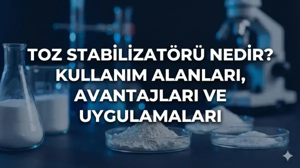 Toz Stabilizatörü Nedir? Kullanım Alanları, Avantajları ve Uygulamaları
