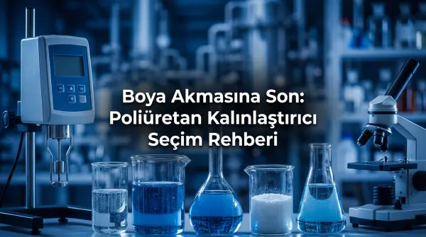 Boya Akmasına Son: Su Bazlı Sistemler İçin Poliüretan Kalınlaştırıcı Seçim Rehberi