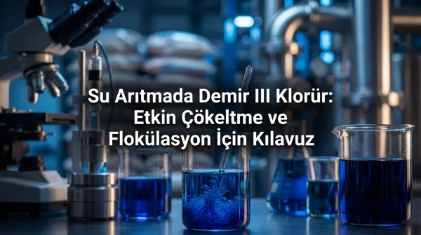 Su Arıtmada Demir III Klorür: Etkin Çökeltme ve Flokülasyon İçin Kılavuz