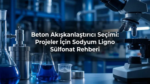 Beton Akışkanlaştırıcı Seçimi: Projeler İçin Sodyum Ligno Sülfonat Rehberi