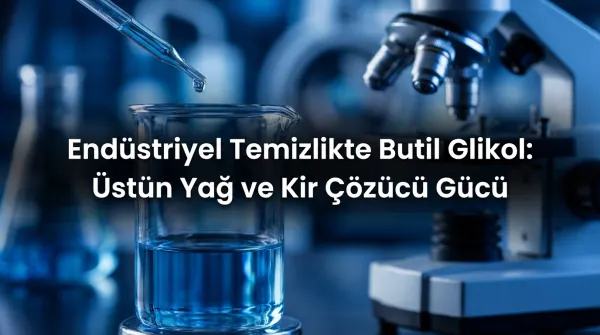 Endüstriyel Temizlikte Butil Glikol: Üstün Yağ ve Kir Çözücü Gücü
