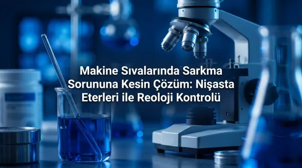 Makine Sıvalarında Sarkma Sorununa Kesin Çözüm: Nişasta Eterleri ile Reoloji Kontrolü