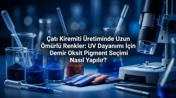 Çatı Kiremiti Üretiminde Uzun Ömürlü Renkler: UV Dayanımı İçin Demir Oksit Pigment Seçimi Nasıl Yapılır?