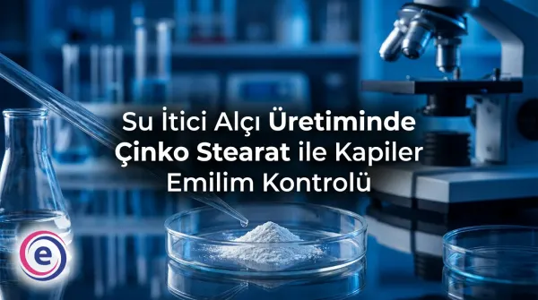 Su İtici Alçı Üretiminde Çinko Stearat ile Kapiler Emilim Kontrolü