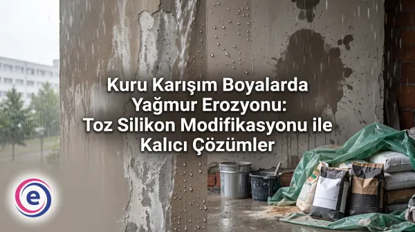 Kuru Karışım Boyalarda Yağmur Erozyonu: Toz Silikon Modifikasyonu ile Kalıcı Çözümler