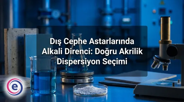 Dış Cephe Astarlarında Alkali Direnci: Doğru Akrilik Dispersiyon Seçimi