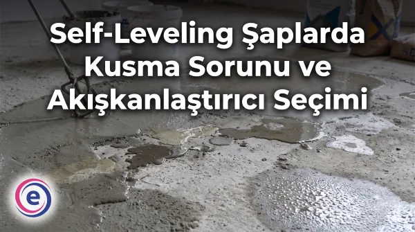Self-Leveling Şaplarda Kusma Sorunu ve Akışkanlaştırıcı Seçimi