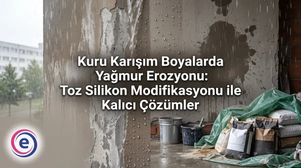 Kuru Karışım Boyalarda Yağmur Erozyonu: Toz Silikon Modifikasyonu ile Kalıcı Çözümler
